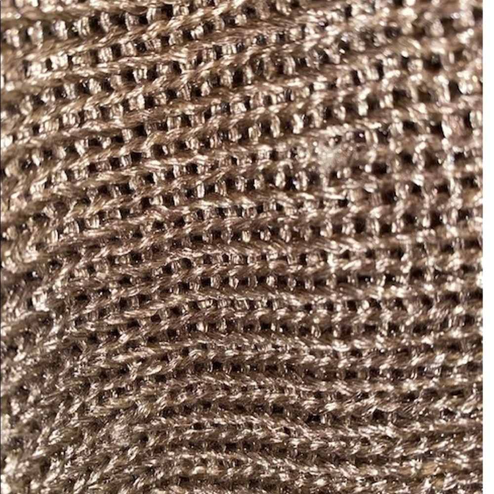 Zara Knit Gold Asymmetrical Sweater sz S - Picture 6 of 6